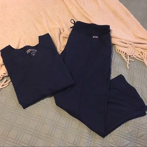 2XL GREY’s ANATOMY Active Scrubs Blue set